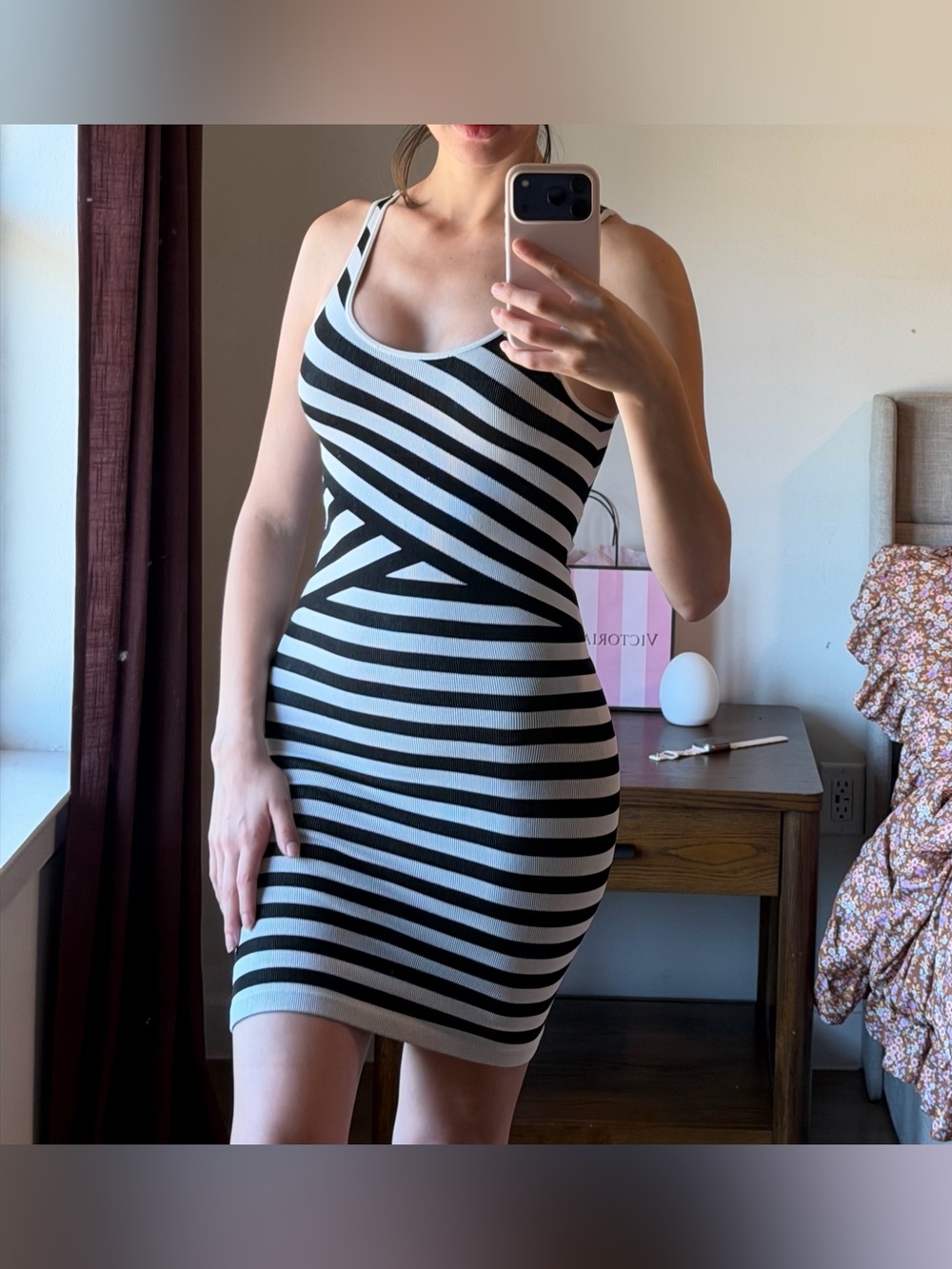 Vintage Bebe Bodycon Dress